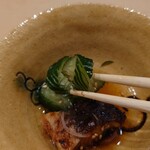 鮨 一喜 - 蛇腹に切った胡瓜