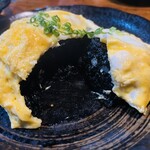 海人居酒屋 源 - イカ墨チャーハン^ - ^
