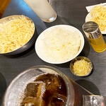 味ん味ん - ライスと牛タン用のネギ塩ダレも来ました