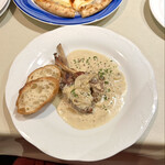 ブラマソーレ - 骨付仔牛ロース肉のグリル　ゴルゴンゾーラソース　　byまみこまみこ