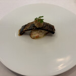 アロセリア ラ パンサ - 秋刀魚のコンフィとスペイン風ポテトサラダ