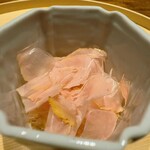 温石 - 削りたての鰹節＋とろろ芋そうめん