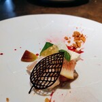 D'ORO HATSUDAI - Dolce　デザート　ヨーグルトのセミフレッド　無花果