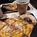 パン工房&カフェ PAS A PAS  - ピザトースト ランチセット(660円、税込)コーヒー又は紅茶