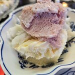 やっぱり、パスタ好き - アイスクリーム食べ進めるとサプライズあり