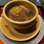 故宮 - 干し鮑と松茸の蒸しスープ