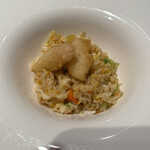 故宮 - 蟹と甘栗入りチャーハン  持って帰りたいくらい美味しい