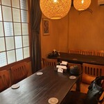 日本酒×炭火バル からんと - 掘り炬燵席　かなり狭い