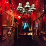 ハチカフェ - トイレ前の通路