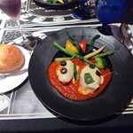 ハチカフェ - 豚ヒレ肉のピッツァイオーラ風
