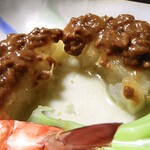 唐沢鉱泉 - 夕食（蒸し野菜）