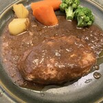 とんかつ&ハンバーグ たくとみ - 特製デミグラスハンバーグ