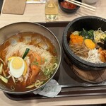 李朝園 上本町店 - まんぷくセット¥880  ボリュームあってめちゃ得！