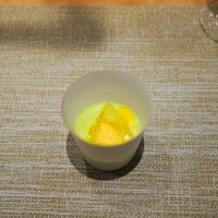 SUGALABO - 枝豆、トマトのジュレ、リコッタチーズ