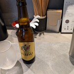 Ramen Break Beats - エビスビールの中瓶はあまり見かけませんね。