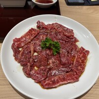 肉の田じま - 肉増し(+¥600)後のハラミ 肉の田じま - 肉増し(+¥600)後のハラミ