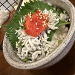 わかたろう - 明太子しらすのせごはん