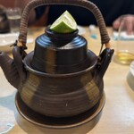 小料理 椿 - 松茸の土瓶蒸し