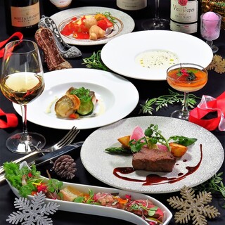 X'masコース予約受付開始♪窓際席のご予約はお早めに