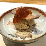 320344879 - お通しのはらこ飯