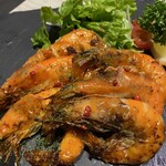 めしや因すけ - ガーリックシュリンプ