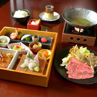 ランチ / 天草黒毛和牛しゃぶしゃぶの白木御膳  〜桃源郷〜