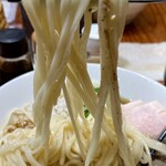 手打ちうどん 温羅 - 煮干しぶっかけうどん アップ