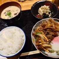 北新地 つきしろ - すき焼き定食