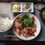 とりまんま - 地鶏からあげ定食　870円