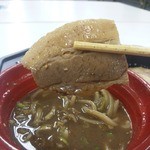 中華蕎麦 とみ田 - つけ汁にもチャーシューが！