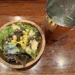 カレー専門店 B - サービスのミニサラダ