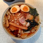 鳥人 - しょうゆ煮玉子トッピング