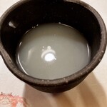 ひろ作 - 濃厚な蕎麦湯さんでーす。①