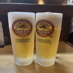 まんとく - 生ビールはラガー