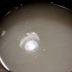 ひろ作 - 濃厚な蕎麦湯さんでーす。②