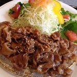 黒豚料理 あぢもり - ランチ　豚しょうが焼き