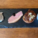 溶岩焼ダイニング Campus - 前菜盛り合わせ 420円