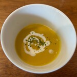 溶岩焼ダイニング Campus - セットのパンプキンスープ