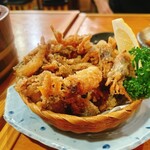 越前鮮魚店 - 小ガスエビ唐揚げ 680円