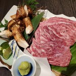 銀座方舟 - 松阪牛と松茸