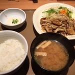 Yayoi Ken - しょうが焼定食580円（2014.10）