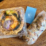 Pane Volare - 自家製　えびのビスクキッシュ・ハーブソーセージと梅ひじき