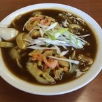 カレーうどん♪天ぷらトッピング