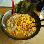 大岩亭 - 辛いのりラーメン特鳥3辛