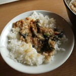 大岩亭 - ご飯に海苔