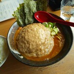 大岩亭 - 辛いのりラーメン特鳥3辛