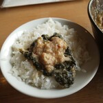 大岩亭 - セルフサービスのご飯に海苔
