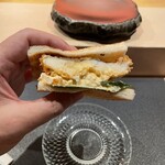 鮨 大和 - 鱧のフライサンド