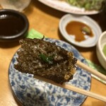 ひとし - もずくの天麩羅 ￥680