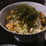 そば さやか - 冷し肉そば＠税込1,150円